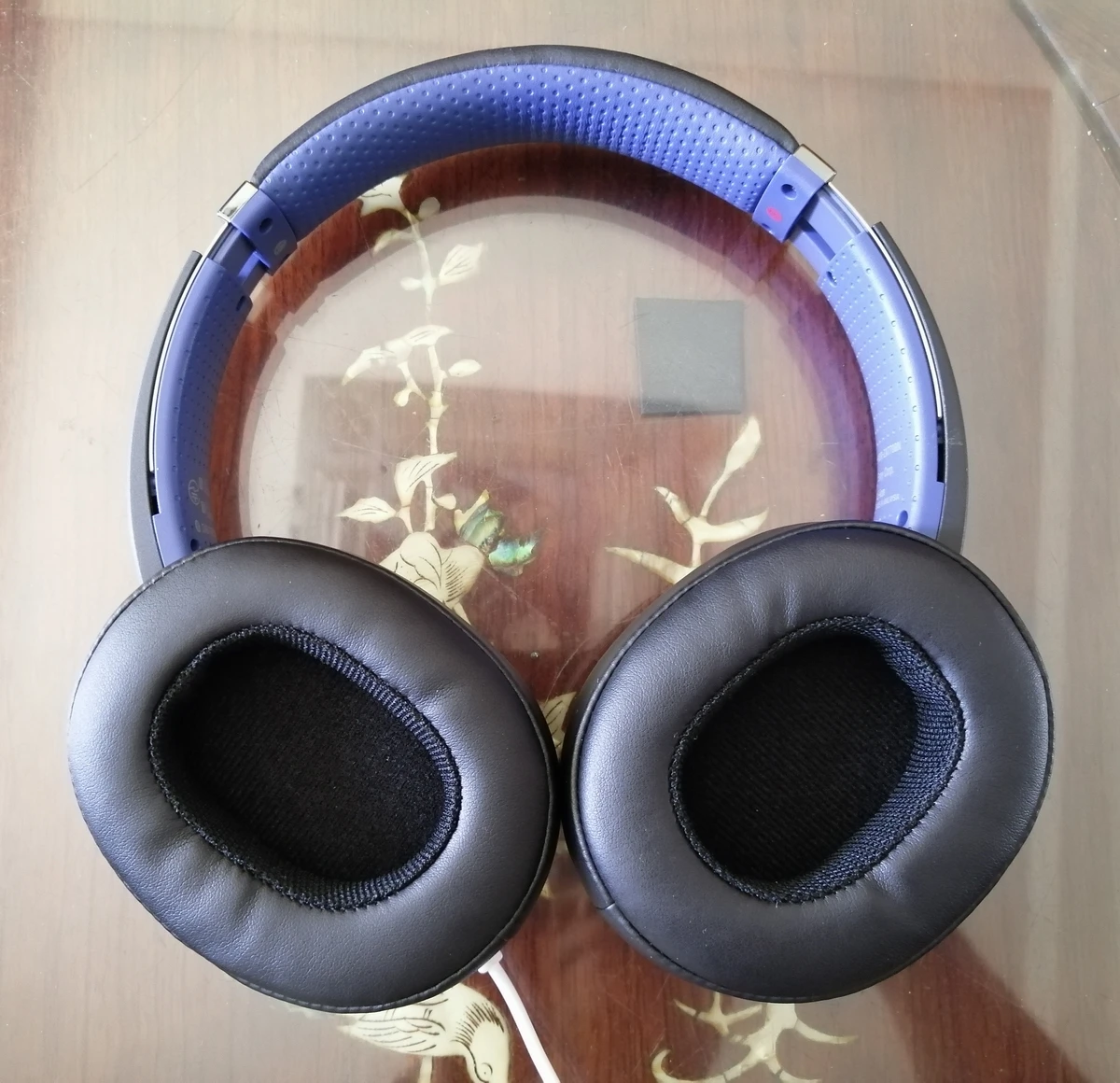 Earpads Leather Cushion Repair Parts Compatible with Sony MDR-ZX770bn MDR-ZX780BN MDR-ZX770bt ZX770DC MDR-ZX780DC headphones