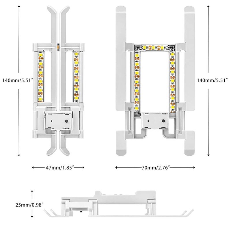 Quick Release LED Landing Gear for Mavic Mini/Mini 2 Drone Height Extender Long Leg Foot Protector Stand Gimbal Guard Q81F