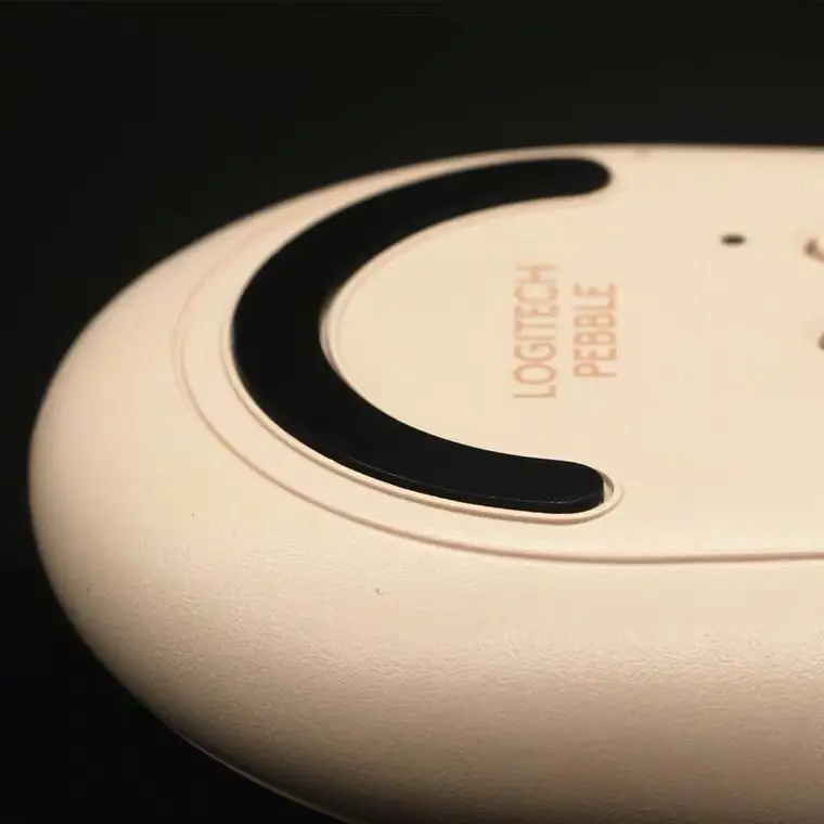 Mouse sem fio pés patins caso, Logitech Pebble M350