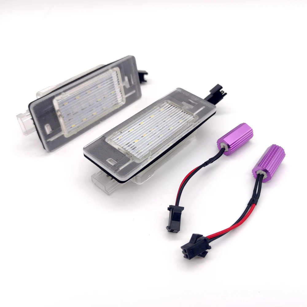 2 uds para Opel Vectra C Estate 2002 2003 2004 2005 2006 2007 2008 luz LED blanca para matrícula lámpara para matrícula