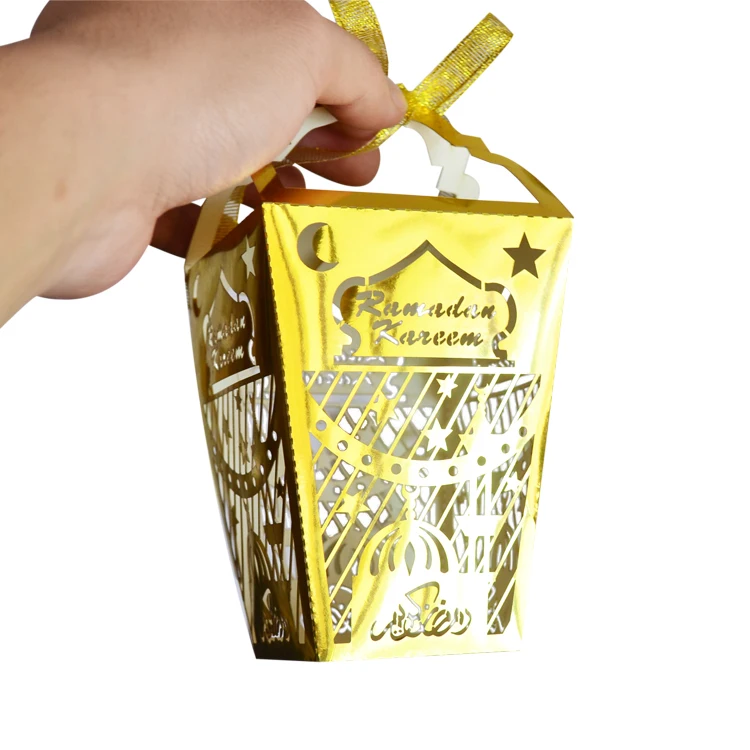 

Lantern Eid Decoration Laser Cut Ramadan Kareem Islamic Favour Boxes