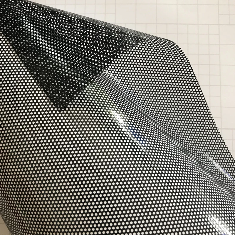 One-Way Perforated Vinyl Privacy Window Film Wrapping Self Adhesive Decal Glass Wrap Roll