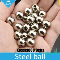 20 piezas bola de acero inoxidable de 10mm con orificio roscado M4 para kossel800 delta, servicio de personalización accesorios de impresora 3d