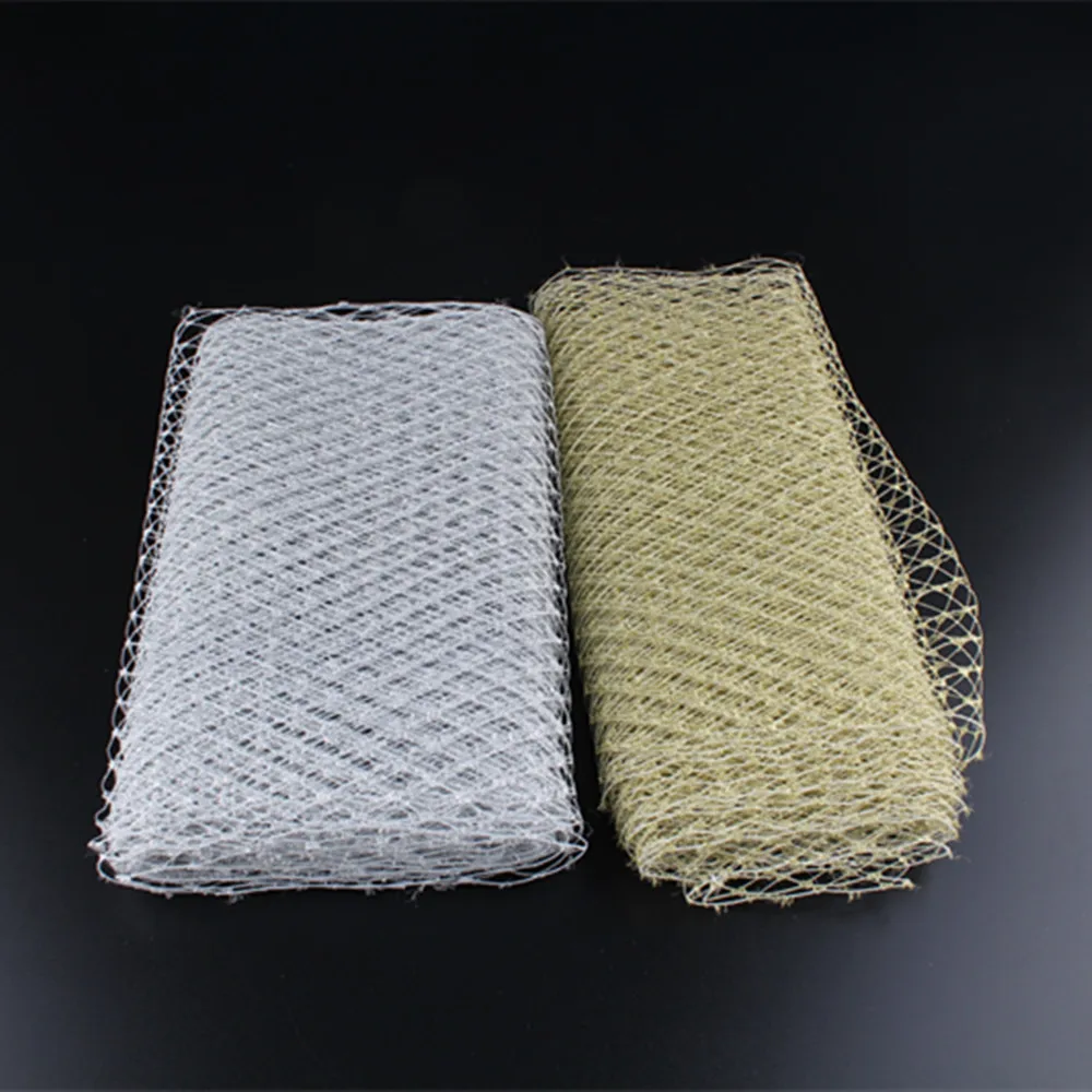 23 CM Width Birdcage Russian Veiling Trim Netting Fabric For Wedding Hat Mesh DIY Hair Accessories Net Fabric Or Fedora Craft image 2