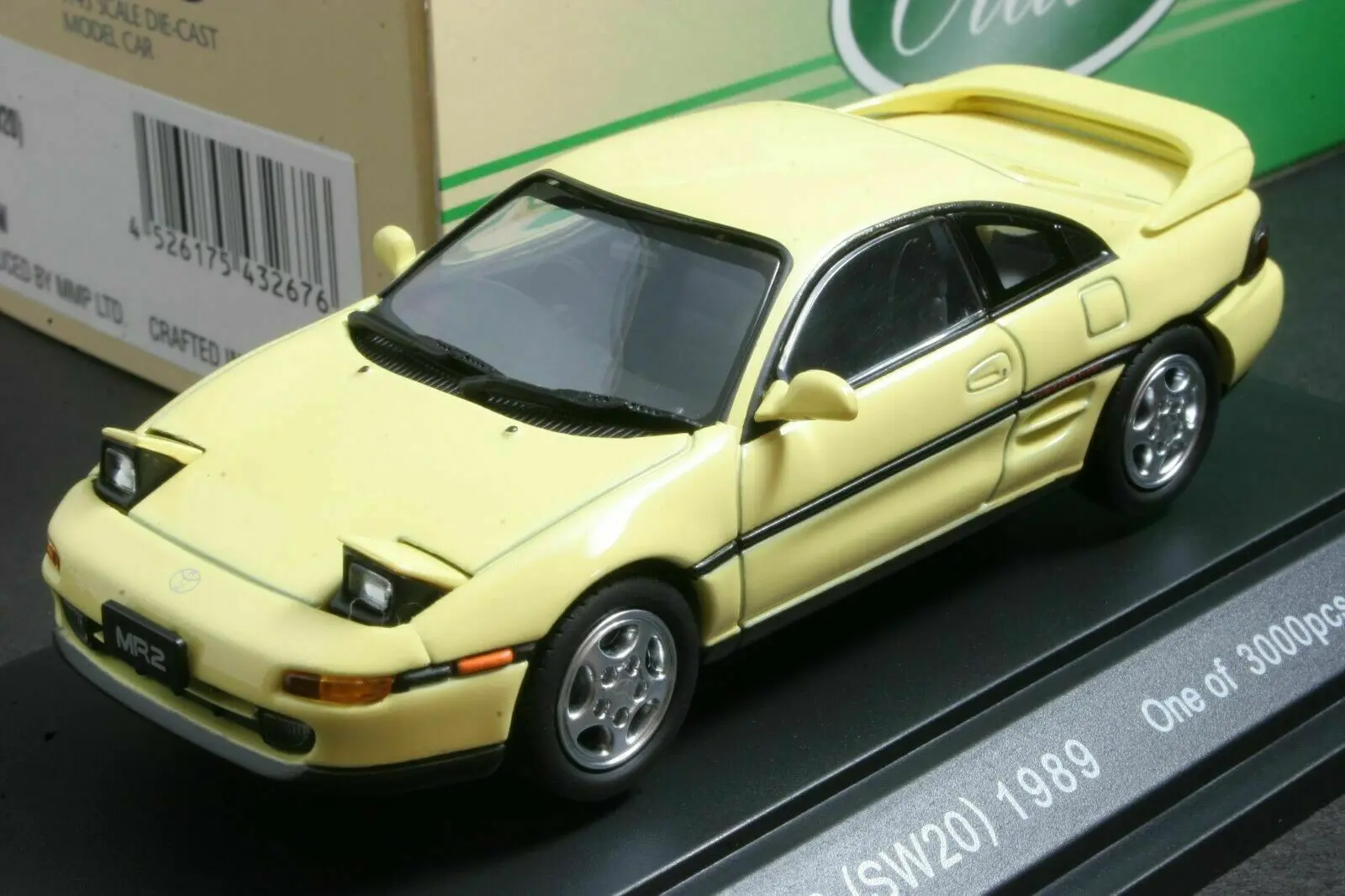 New Ebbro 1:43 Scale  MR2 SW20 1989 DieCast Model Car Toys For Collection Gift Limited