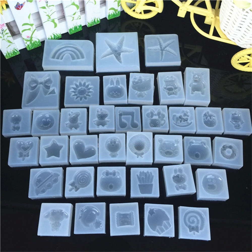 3D Cookie Cake Tray Silicone Mold Resin Drop Silicone Mold for DIY Party Dessert Muffin Biscuit Embossing Mould Box Christmas