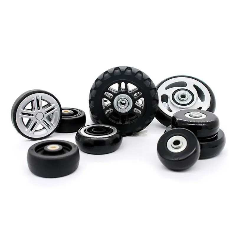 1PC Plastic Swivel Wheels Luggage Rotating Wheel Suitcase Replacement Casters Parts