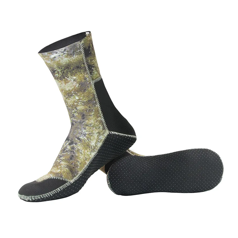 3mm Camouflage Beach Socks Swimming Keep Warm for Scuba Spearfishing Diving Socks