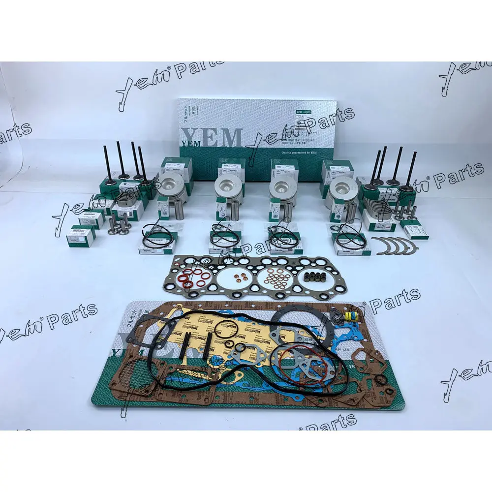 

4D34 Engine Rebuiding Kit With Cylinder Piston Ring Bearings Valves For Mitsubishi 4D34 Diesel Engine Spare Parts