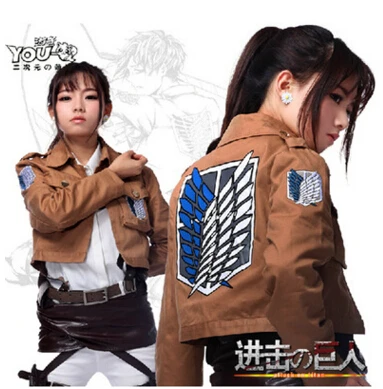 Angriff auf Titan Jacke Shingeki no Kyojin Jacke Legion Cosplay Kostüm Jacke Mantel Jede Größe Hohe Qualität Eren Levi