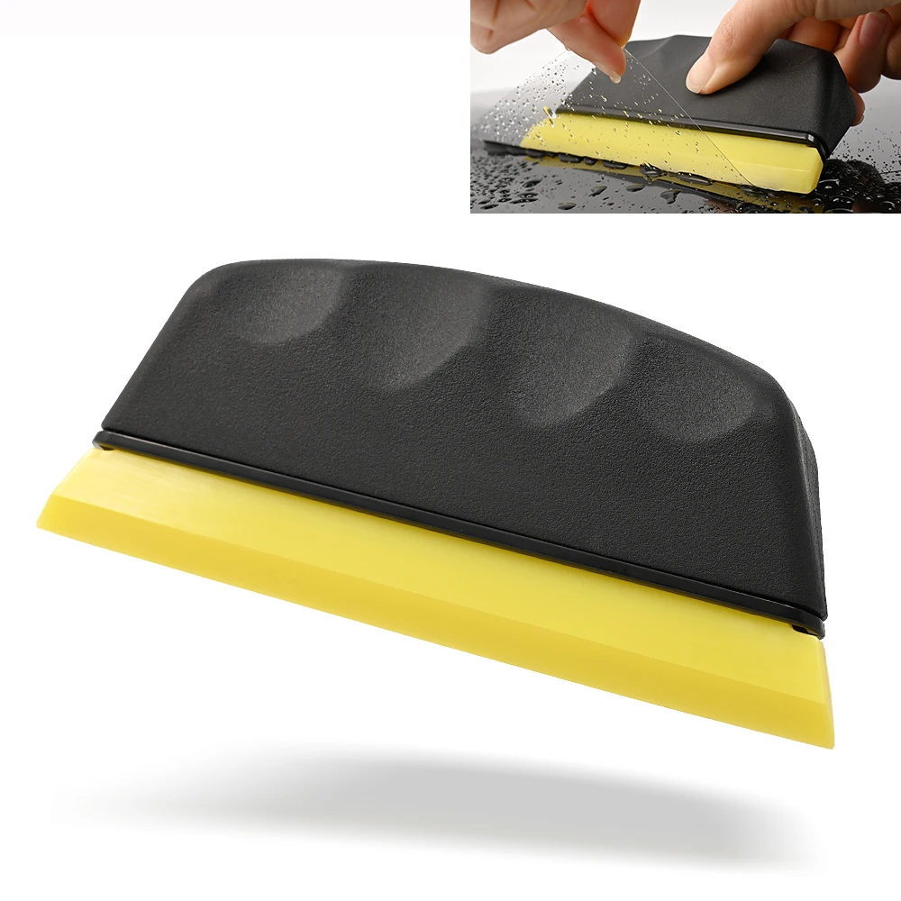 

FOSHIO Car Cleaning Tool Rubber Blade Window Tinting Squeegee Carbon Fiber Film Vinyl Wrap Water Wiper Scraper Sticker Remover