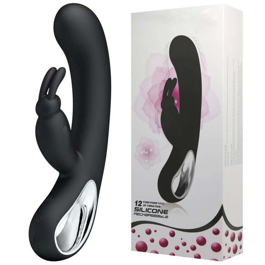 Vibrador de conejo para punto G para mujer, Juguetes sexuales femeninos, vibradores dobles, productos sexuales para clítoris, juguetes eróticos para