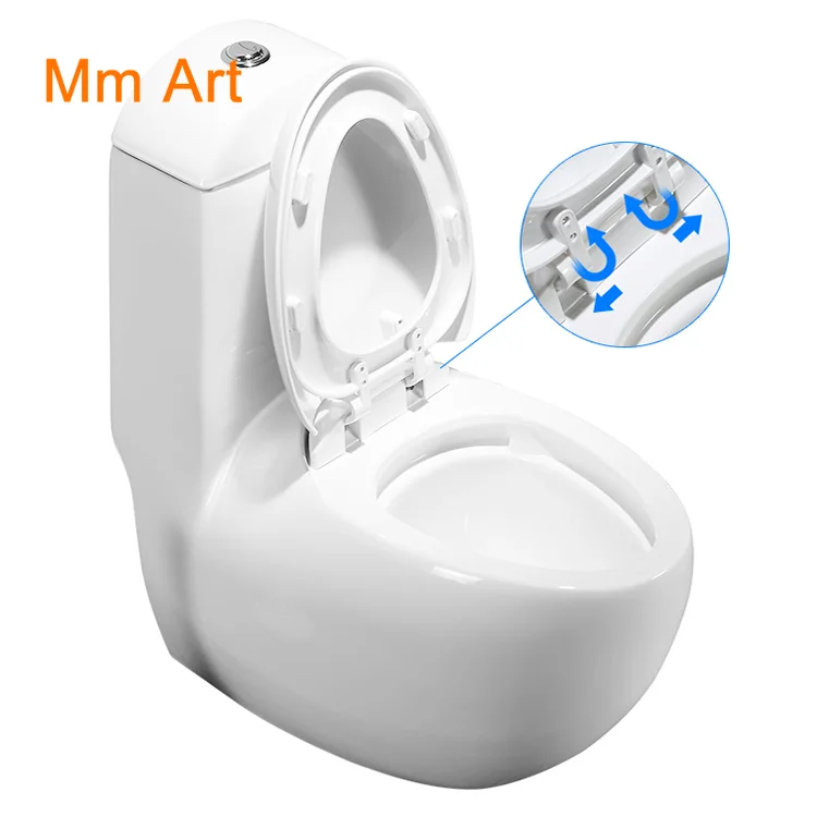 Ceramic Material And Floor Mounted Installation Type Jet Flushing One Piece Toilets  closestool  wc  closestool