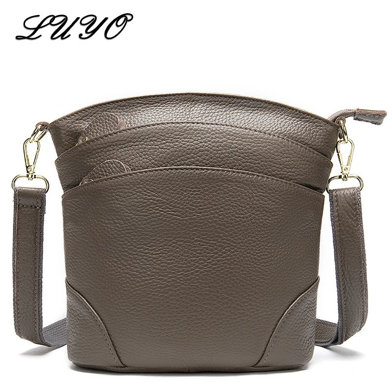 2023 Real Natural Cow Genuine Leather Messenger Bag Famous Brand Female Small Crossbody Shoulder Bags For Women Bolsa Feminina S