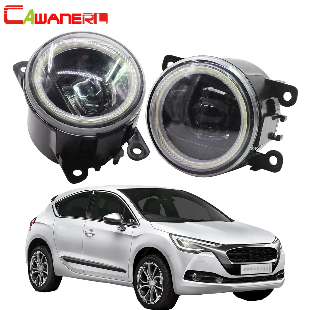 

Cawanerl для Citroen DS4 2011-2014 автомобиля H11 4000LM светодиодный противотуманный фонарь светильник комплект глаза ангела дневного светильник DRL 12V Высокая яркость