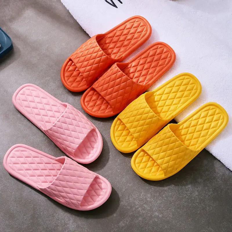 Women Indoor Slippers Floor Flat Shoes House Eva Flip Flops Summer Non-slip Bedroom Bathroom Home Slippers Zapatillas De Hombre