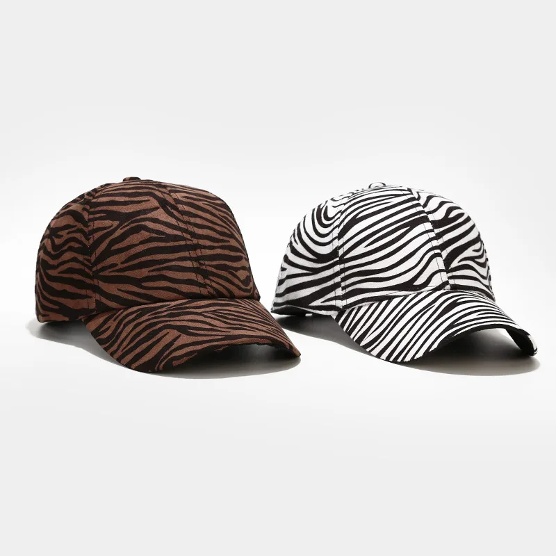 2021 Four Seasons Leopard Zebra Print Cotton Baseball Cap Adjustable Snapback Hats for Men and Women 236