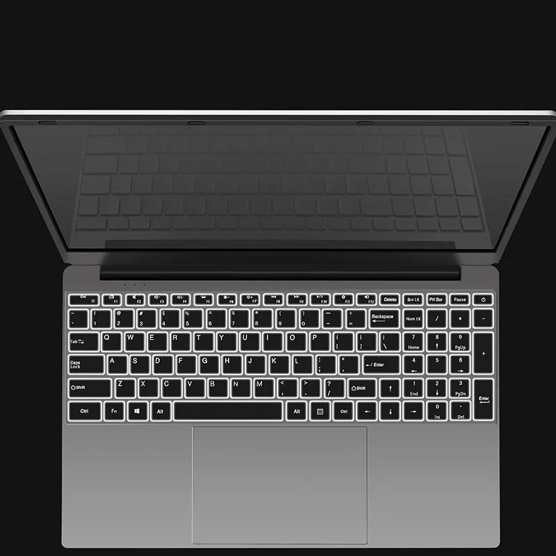 DASKA 15.6 pollici Laptop 1920x1080 Intel M-5Y51 Quad Core 8GB RAM 128GB 256GB 512GB SSD Windows 10 tastiera retroilluminata