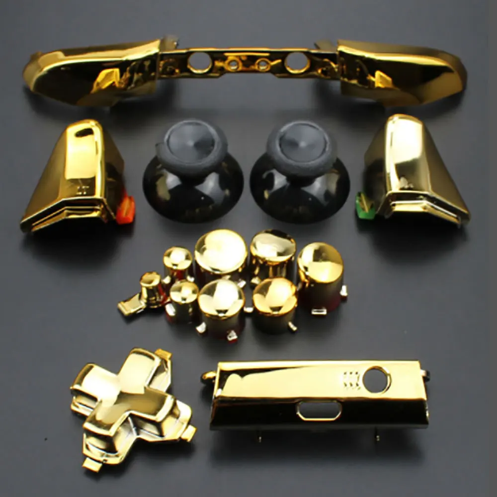 JCD Plastic&Chrome Plating Full Button Set Dpad RT LT RB LB ABXY Guide ON OFF Buttons For Xbox One S Controller Gamepad Repair - Image 5