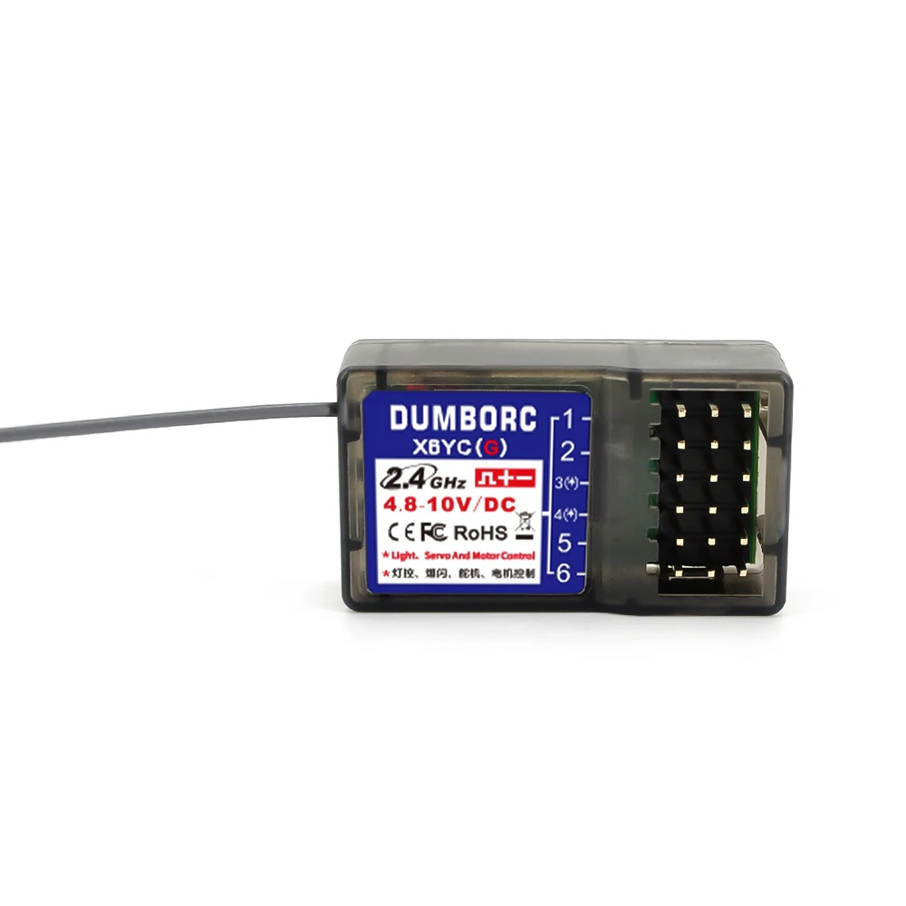 DUMBORC X6FG X6F  X6DC X6DCG X6YC X6YCG 2.4G 6CH Receiver with Gyro for RC DUMBORC X6 X4 X5 Transmitter Remote Controller