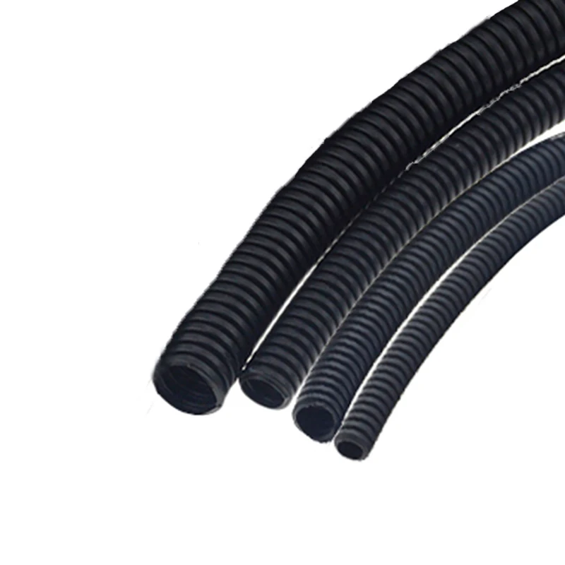 1M 6.5mm Corrugated tube auto car corrugated tube pipe insulation wire harness casing corrugated casing 10mm 12mm 14.3mm