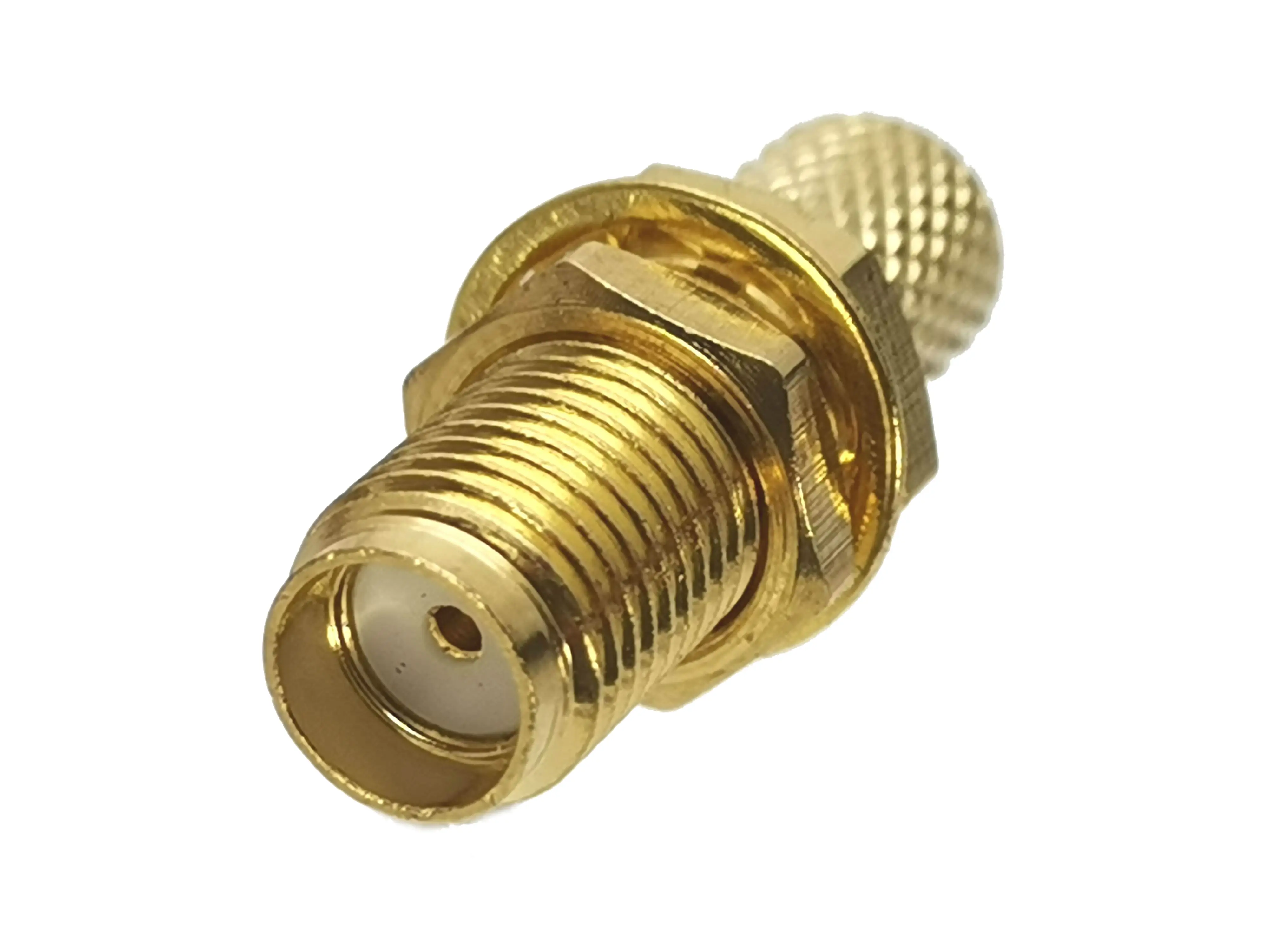 10pcs Connector SMA Jack Female Bulkhead Crimp For RG8X RG-8X LMR240 Cable Straight RF Coaxial Adapter 50ohm Wire Terminal