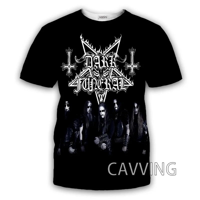 New Fashion Women/Men\'s 3D Print Dark Funeral Band Casual T-shirts Hip Hop Tshirts Harajuku Styles Tops Clothing