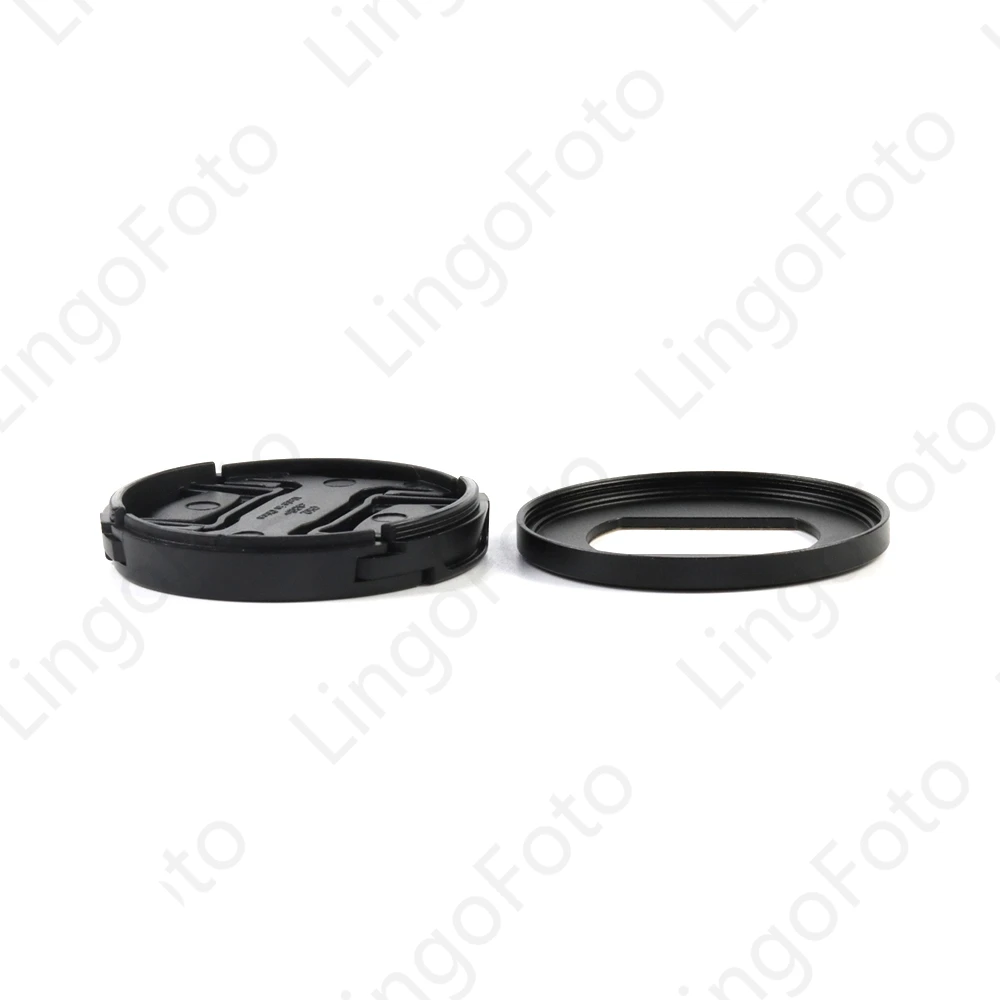 52MM Filter Adapter Ring for Sony RX100 VI/RX100 VII with Lens Cap 3M Sticker Strap for 52mm UV CPL ND Filters