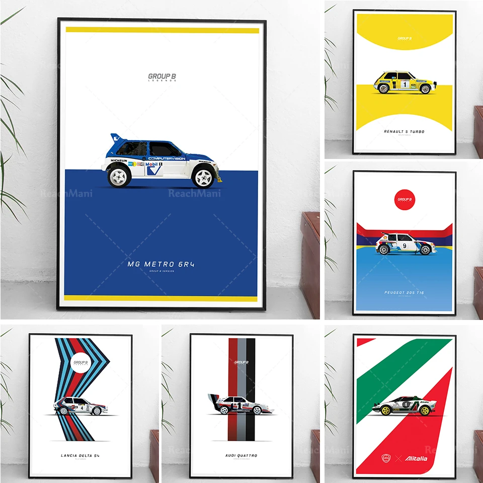 

Mural Gift Racing Canvas Poster