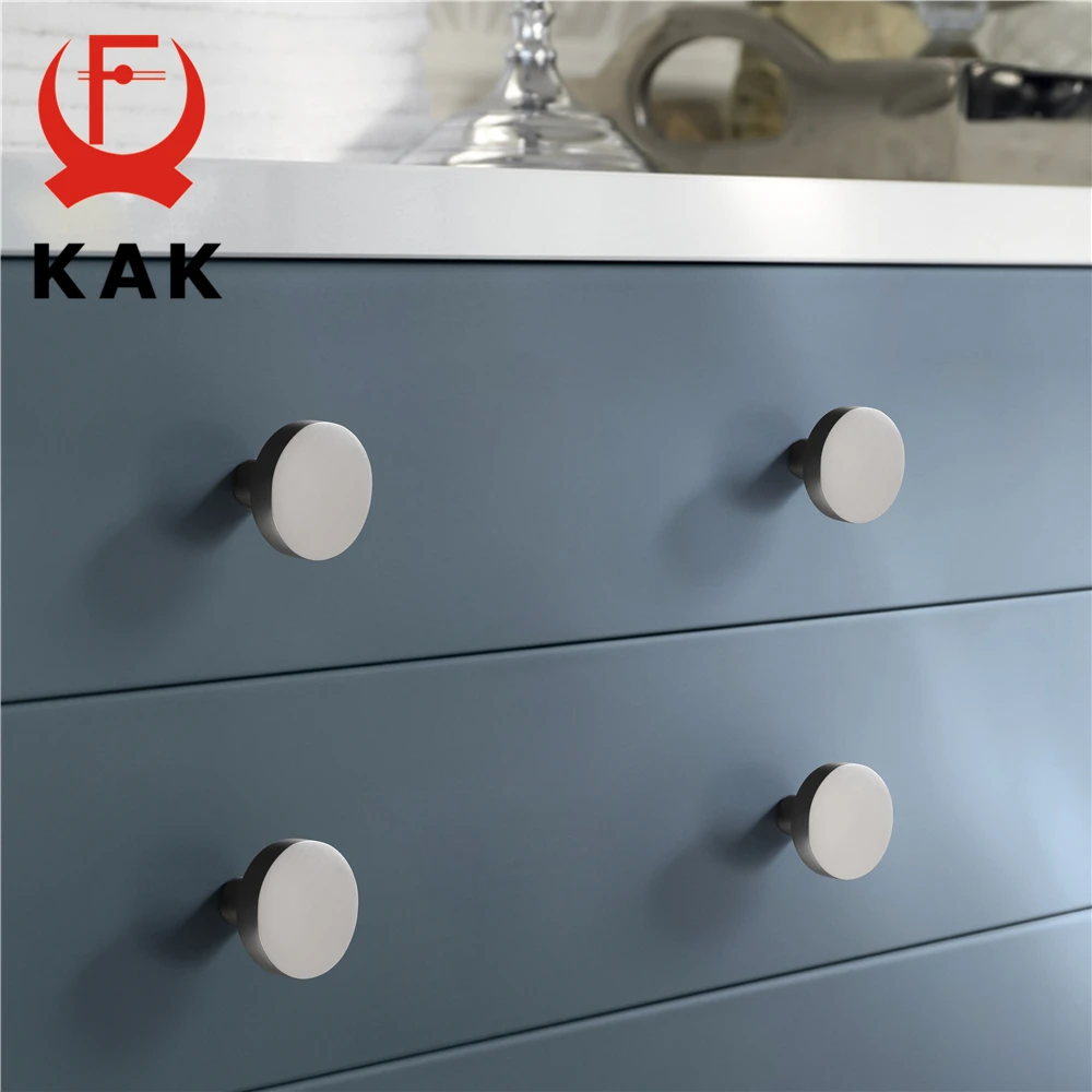 KAK Gold ตู้ Knobs สีดำครัวจับโลหะผสมสังกะสีที่มีสีสัน Knobs เฟอร์นิเจอร์สำหรับห้องเด็ก30มม.ตู้ประตูดึงฮาร์ดแวร์