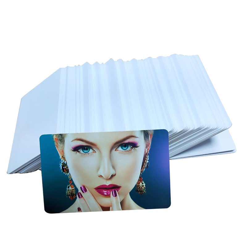 Blank White Card Pvc Inkjet Printer White Card Pvc Direct Printing Card Free Coating Double-sided Can Print White Card Directly