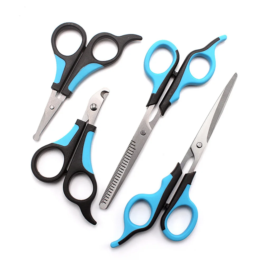 Pet pruning suits, combination, comb dog, cat nail scissors, pet supplies