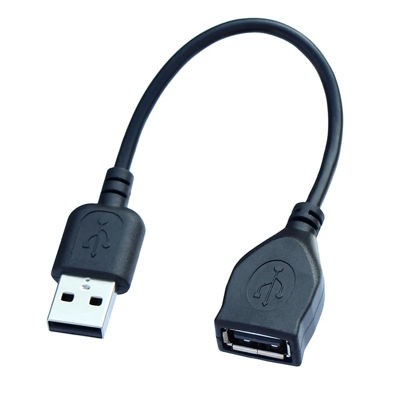 15cm USB 2.0 A rozszerzenie męskie i żeńskie kabel z przejściówką