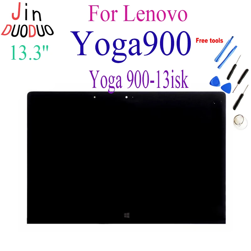 13.3'' For Lenovo Yoga900 Yoga 900-13isk Laptop LCD Display Touch Screen Digitizer Assembly Replacement Parts With Frame