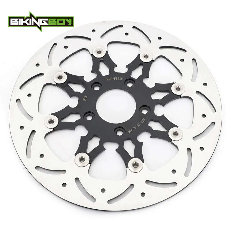 BIKINGBOY Front Brake Disc Disk Rotor FXDF Fat Bob 08-17 FLSTF FLSTFB 15-17 FLFBS 18-22 FXFB FXBS FLS Slim 15-17 FLSL 18 19 20