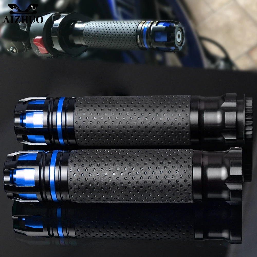 CNC Motorcycle Accessories Handle Grips Handlebar Hand Bar Grip FOR YAMAHA YZF R1 R6 2005 2006 2007 2008 2009 R3 FZ1 MT 09 07