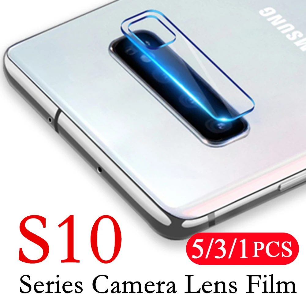 5/3/1Pcs cover Camera Lens for Samsung Galaxy S20 UItra S10 5G lite S10E S9 S8 plus phone screen protector Tempered Glass film