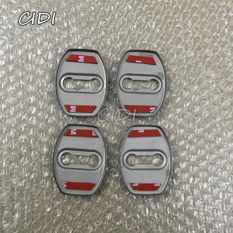 5 pcs Stainless Steel Door Lock Buckle Door Holder Protector Cover For Toyota Land Cruiser 200 Prado 150 120 Accessories