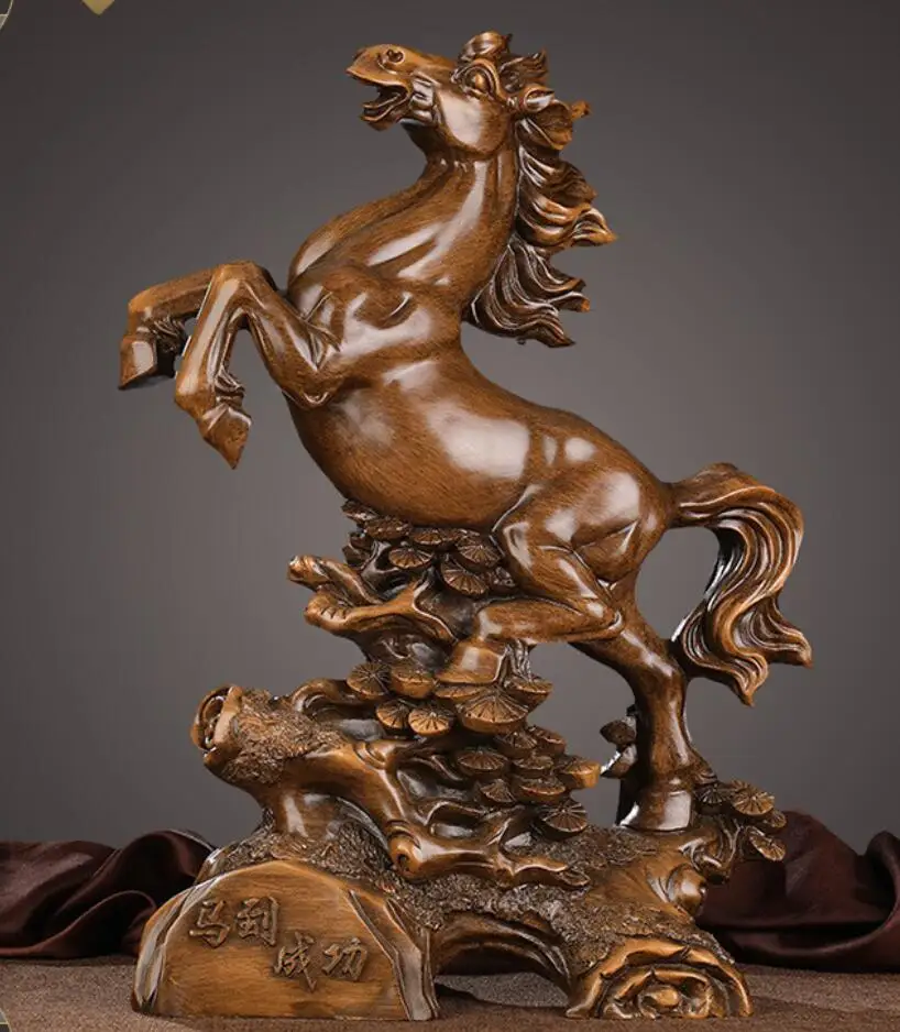 Big horse decoration a fortune living room handicraft horse to success Prancing Horse Company office table top decoration