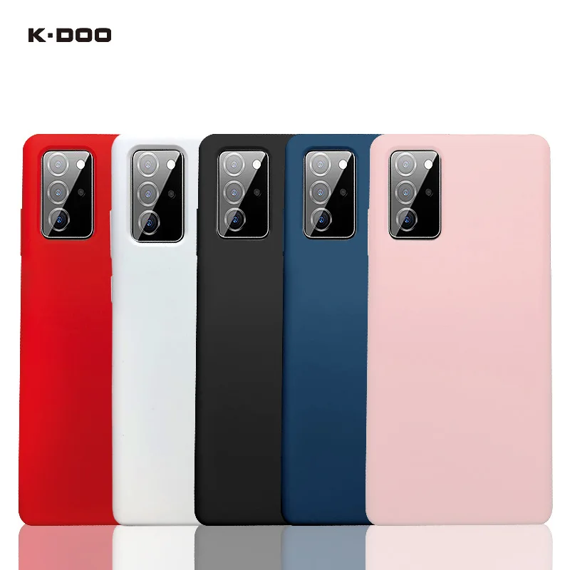 K-DOO iCoat Liquid Silicon Cases for Samsung Note20 Ultra,Mobile Phone Cover, Food-Grade Material, Anti-Shock, Anti-dust Casing