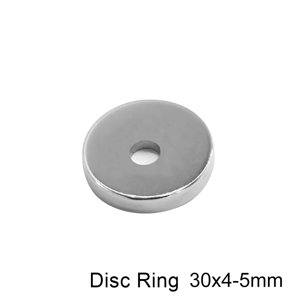 2~20PCS 30x4-5 Ring Loop Strong Magnets 30x4mm Hole 5mm Rare Earth Magnets 30x4-5mm Round Magnets 30*4-5 mm N35