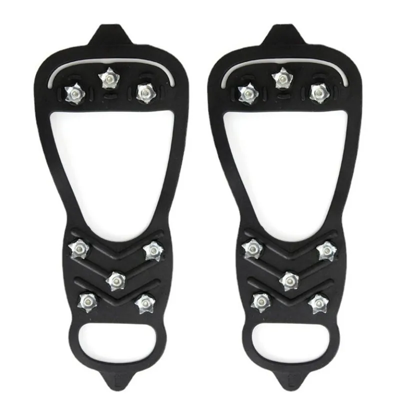 1 Pair Professional Climbing Crampons 8 Studs Anti-Skid Ice Snow Camping Walking Shoes Spike Grip Winter Outdoor Equipment