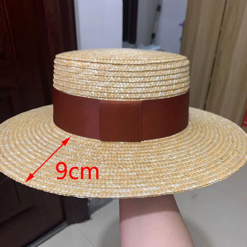 2022 New Summer Straw Sun Hat For Women Wide Brim Beach Casual Visor Hats UV Protection Hat Chapeau Femme Holiday Elegant Cap