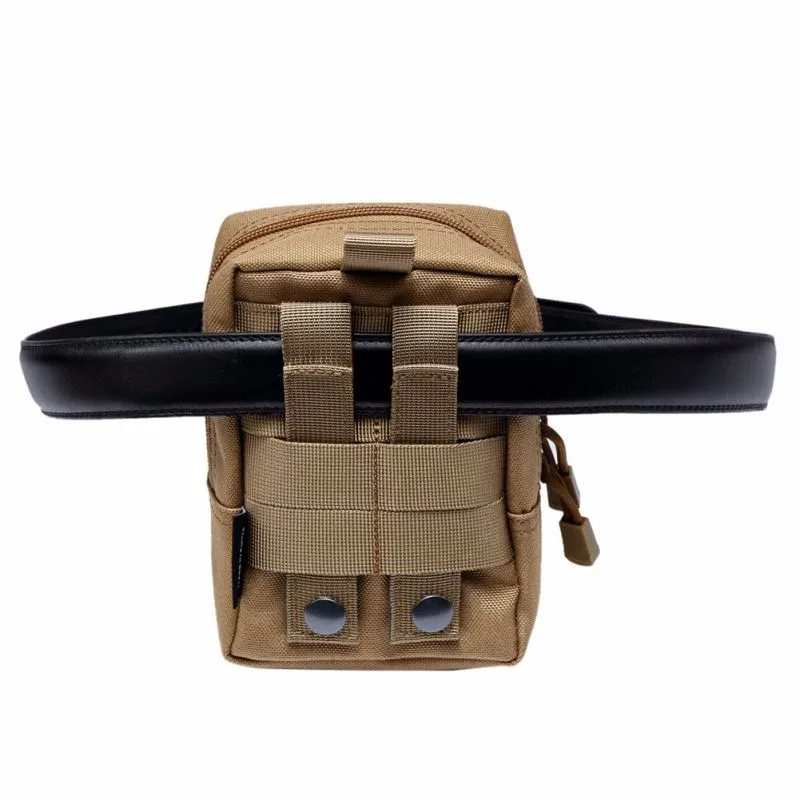 Molle Pouch Military Tactical Waist Bag EDC Molle Tool Zipper Waist Pack Phone Case Airsoft Durable Belt Pouch Hunting Bag