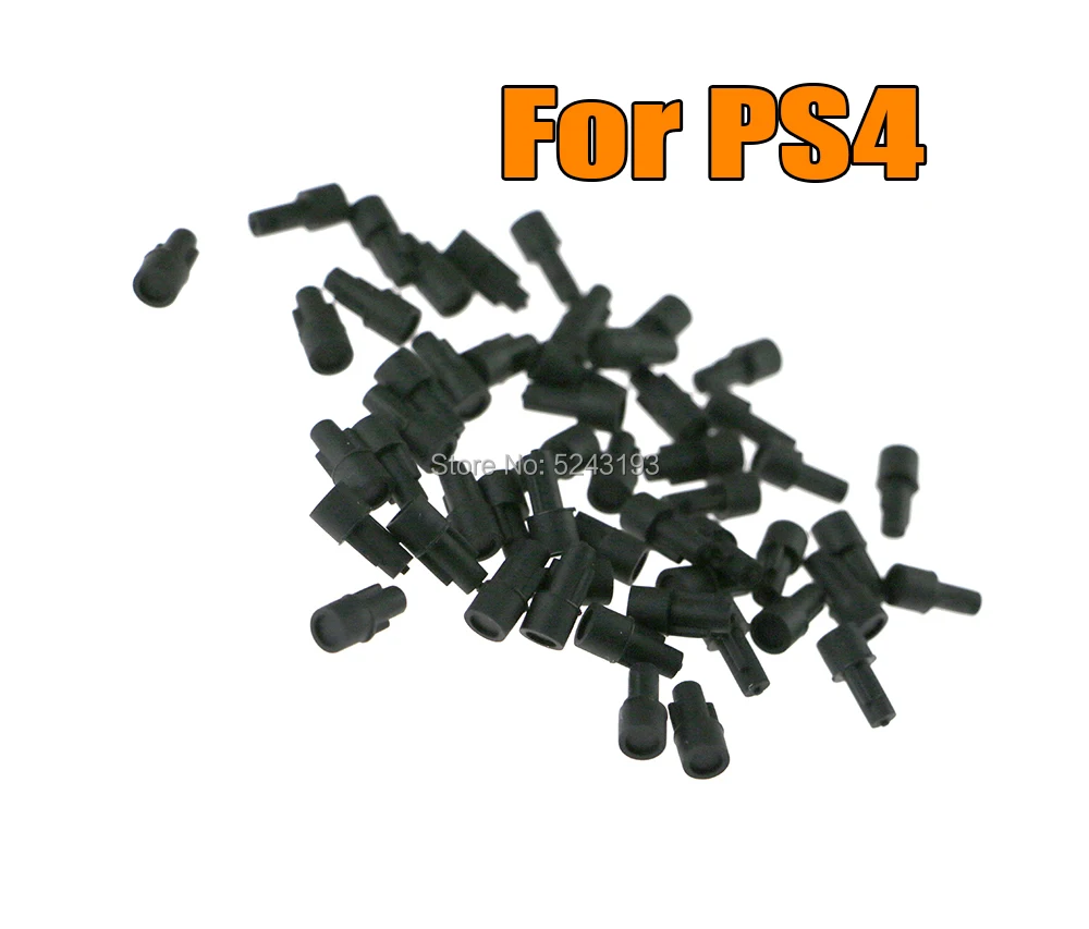 10 pezzi neri per pulsante di riavvio chiave di ripristino in gomma siliconica PS4 per riparazione controller Playstation 4 PS4