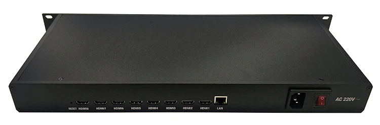 1U Rack 8 Channel H.264 HDMI Video Encoder HTTP RTSP RTMP UDP SRT ONVIF to IPTV or NVR or Webcasting