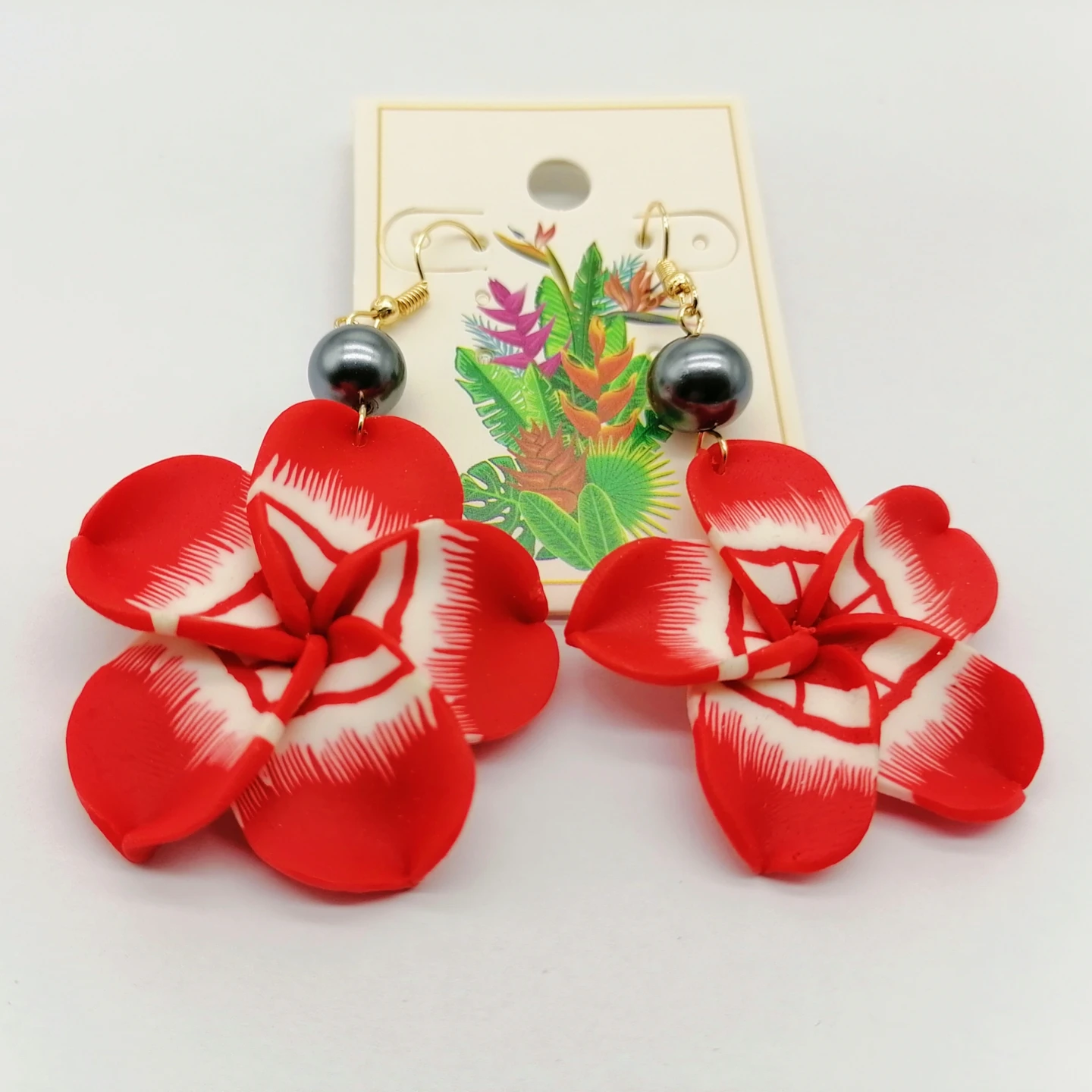 Cring Coco New in Earrings Hawaiian Coconut Girl Aesthetic Earring Soft Polymer Clay Plumeria Woman Earrings Jewelry for Women