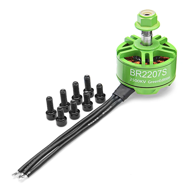 Racerstar-Moteur sans balais pour importateur RC quadrirotor multirotor, édition vert/rouge, 2207 BR2207S, 1600KV, 2200KV, 2500KV, 3-6S, pièces RC