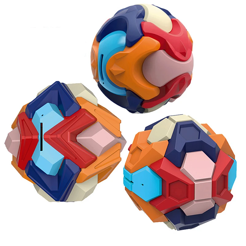 

New Puzzle Assembly Ball Piggy Bank DIY 3D Building Block Ball Educational Toys For Children