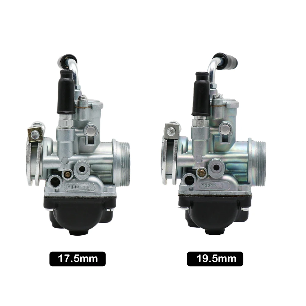 Alconstar- 17.5mm AD 19.5mm Dellorto Motorcycle Racing Carburetor Moped Scooter Hand Choke Carb Carburedor for Honda GY6 50CC